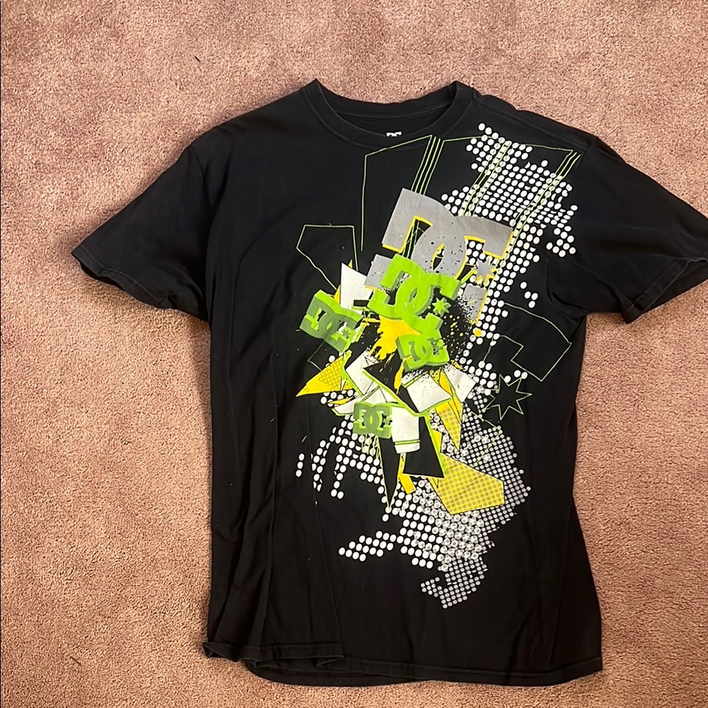 DC Men's Black Graphic T-Shirt